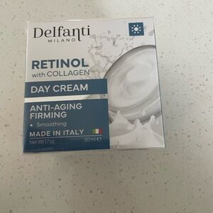 Delfanti Milano Retinol With Collagen Anti Aging Day Cream 1.7 Oz New in Box
